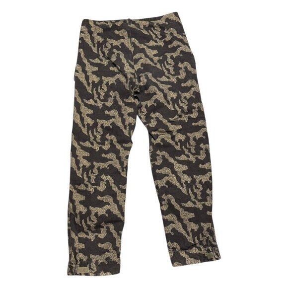 ARMY CAMO Retro Baggy Streetwear Casual Khaki Cargo Pants Mens 34x32 - Picture 3 of 6